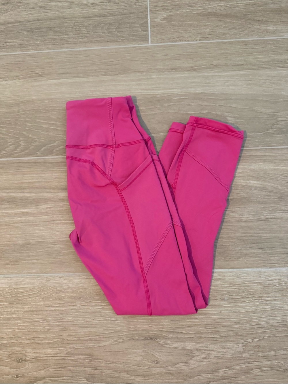 Lululemon All The Right Places Crop in Jewelled Magenta